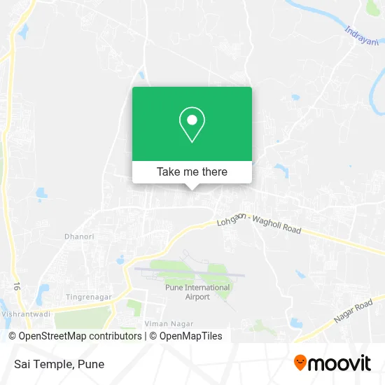 Sai Temple map