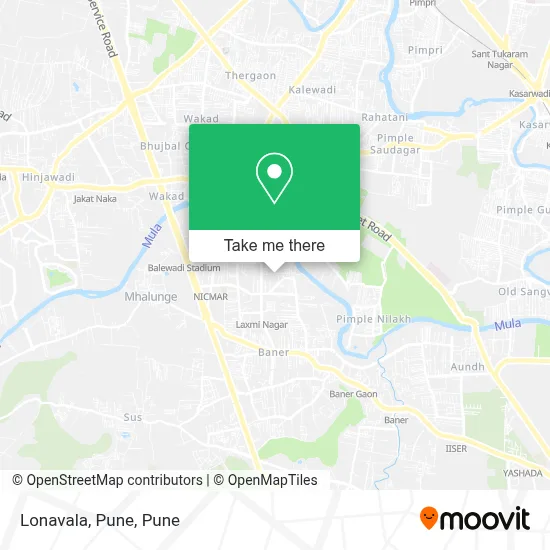 Lonavala, Pune map