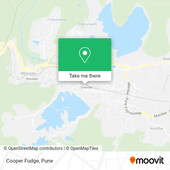 Cooper Fudge map