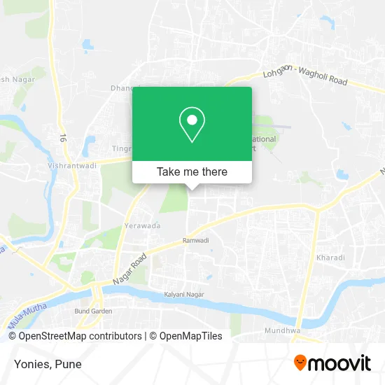 Yonies map