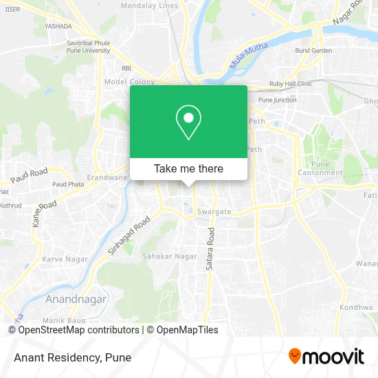 Anant Residency map