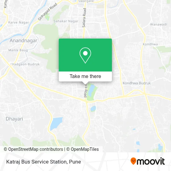 Katraj Bus Service Station map
