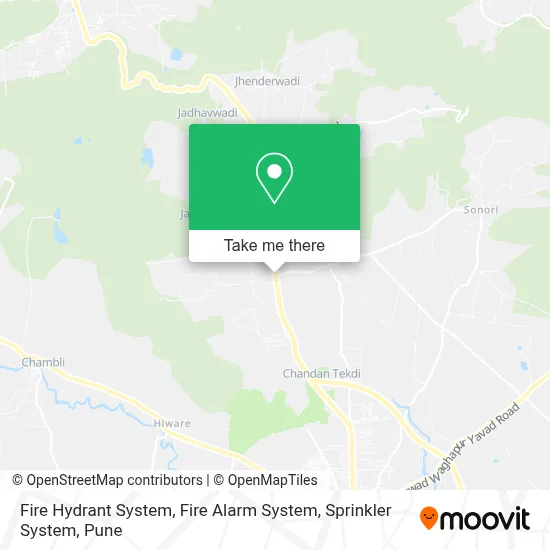 Fire Hydrant System, Fire Alarm System, Sprinkler System map