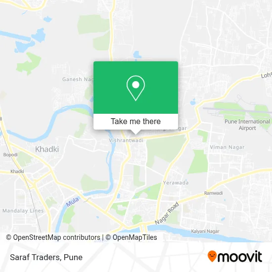 Saraf Traders map