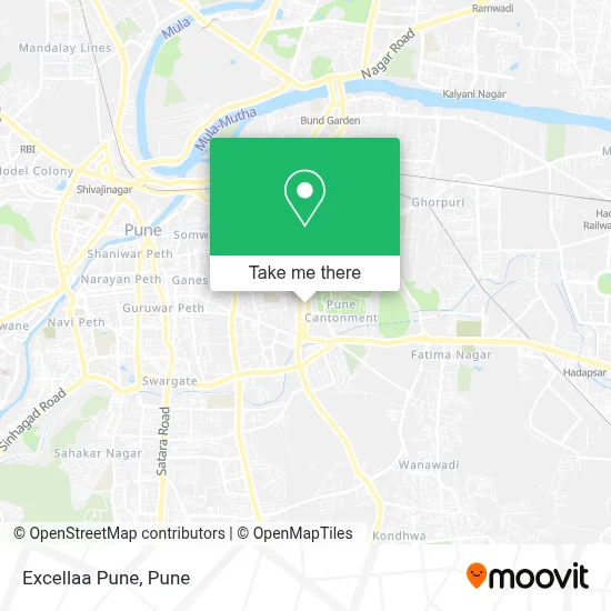 Excellaa Pune map