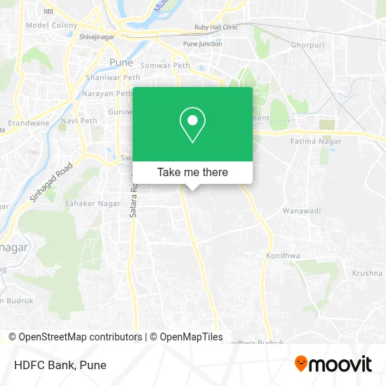 HDFC Bank map