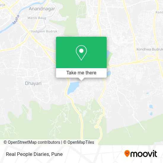 Real People Diaries map