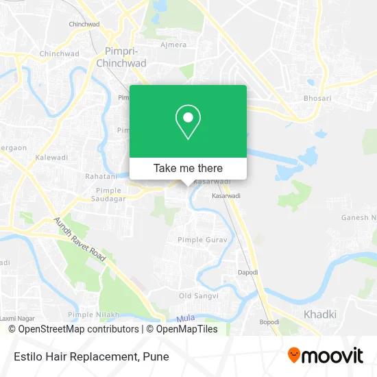 Estilo Hair Replacement map