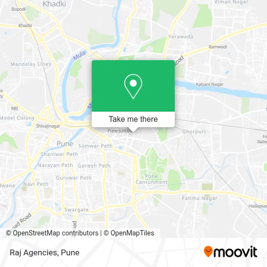 Raj Agencies map