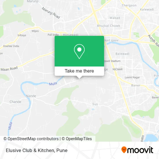 Elusive Club & Kitchen map