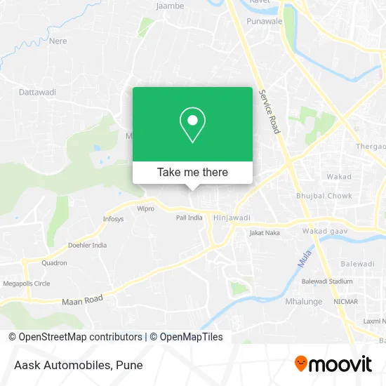 Aask Automobiles map