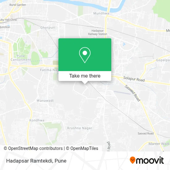 Hadapsar Ramtekdi map