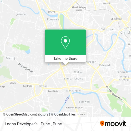 Lodha Developer's - Pune. map