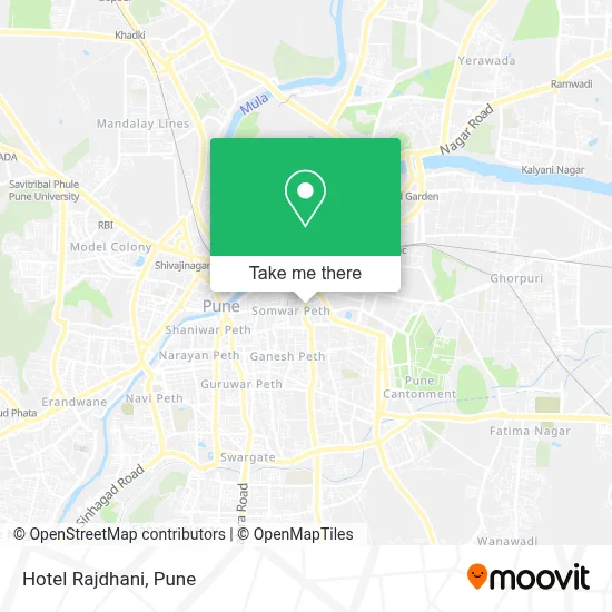 Hotel Rajdhani map