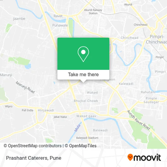 Prashant Caterers map