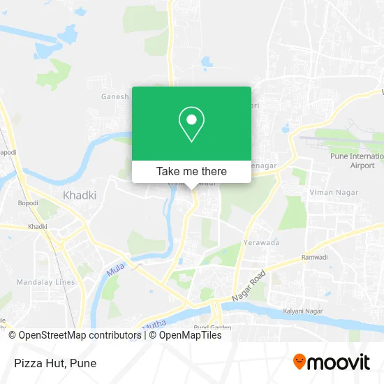Pizza Hut map