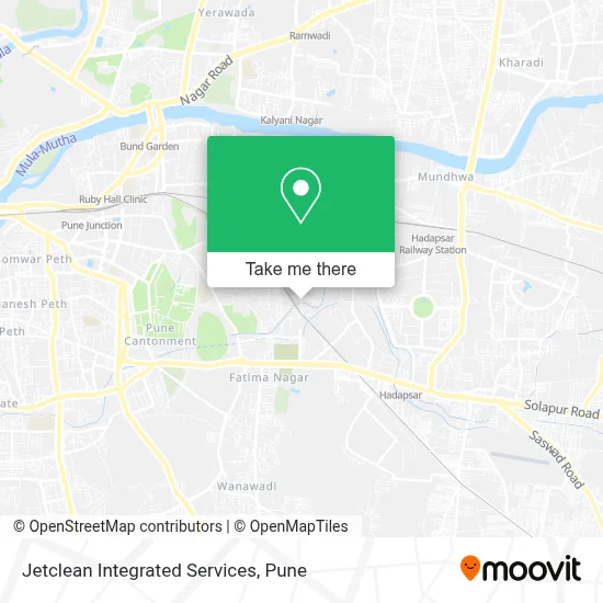 Jetclean Integrated Services map