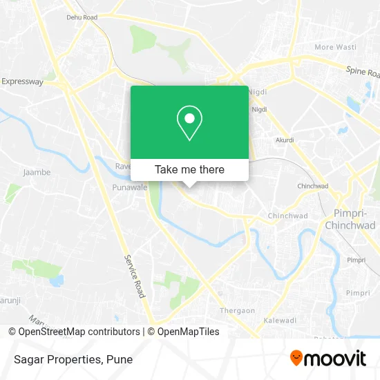 Sagar Properties map