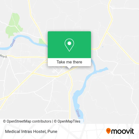 Medical Intras Hostel map