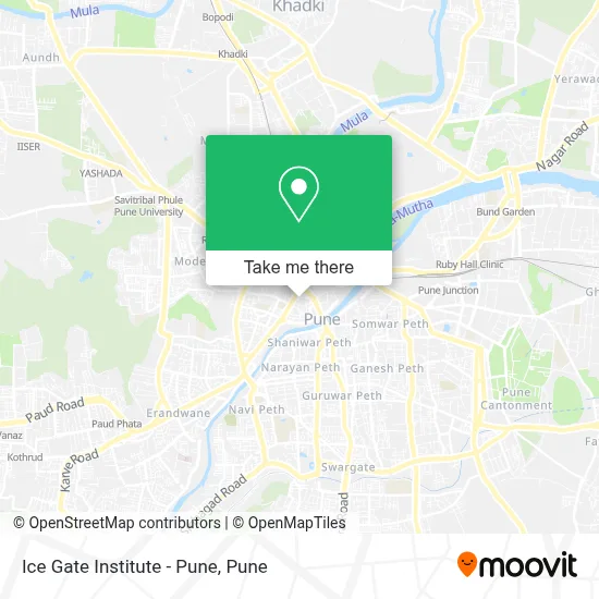 Ice Gate Institute - Pune map