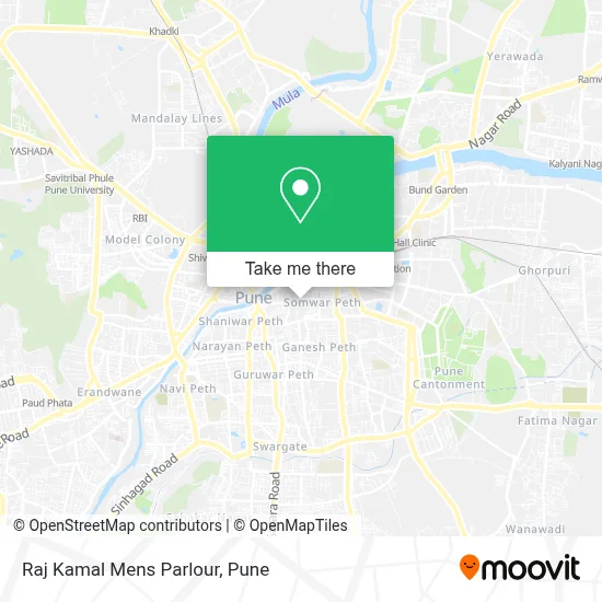 Raj Kamal Mens Parlour map
