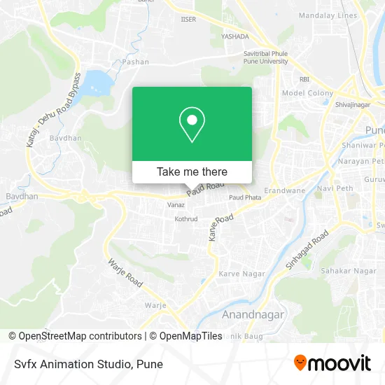 Svfx Animation Studio map