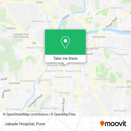 Jabade Hospital map