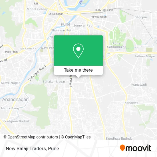 New Balaji Traders map