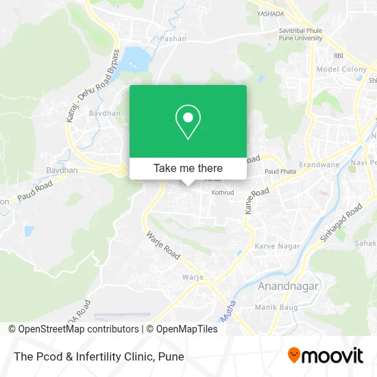 The Pcod & Infertility Clinic map