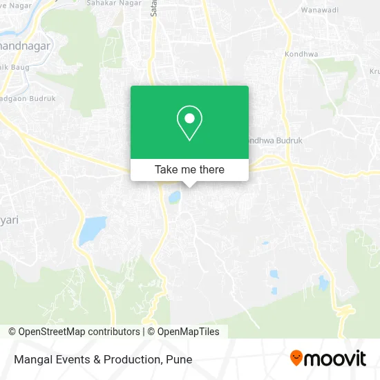 Mangal Events & Production map