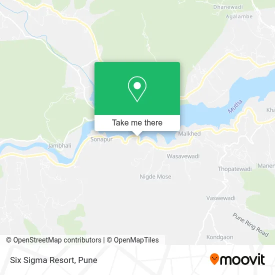 Six Sigma Resort map