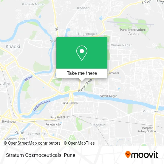 Stratum Cosmoceuticals map