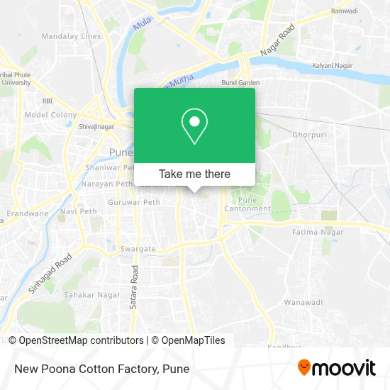 New Poona Cotton Factory map