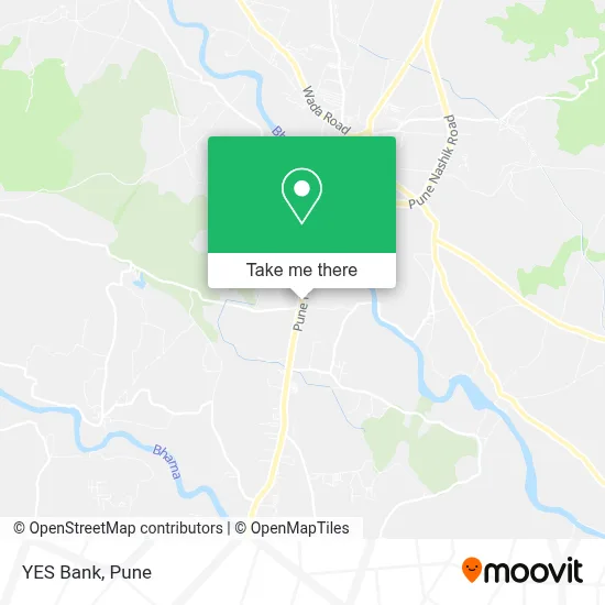 YES Bank map