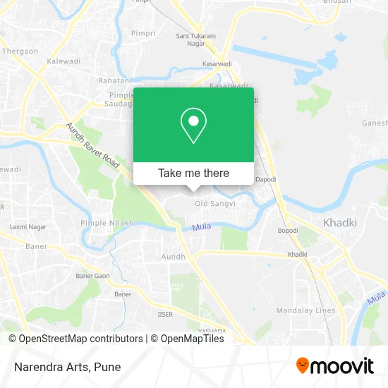 Narendra Arts map