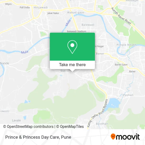 Prince & Princess Day Care map