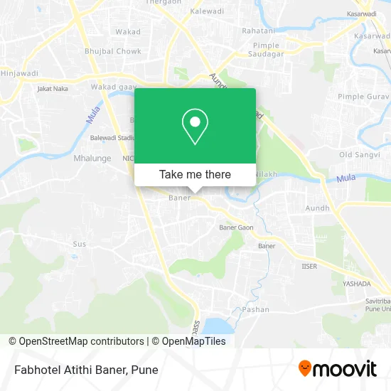 Fabhotel Atithi Baner map