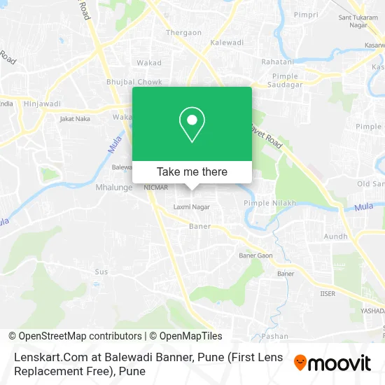 Lenskart.Com at Balewadi Banner, Pune (First Lens Replacement Free) map