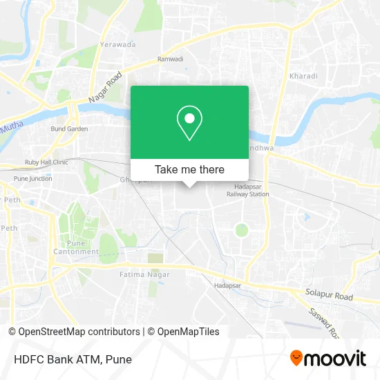 HDFC Bank Atm map