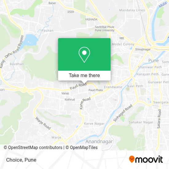 Choice map
