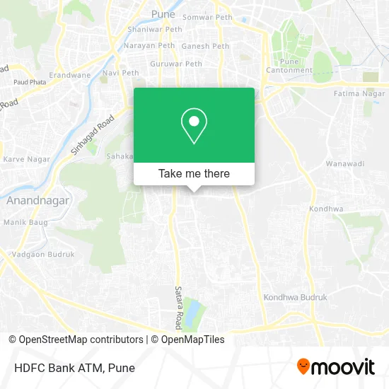 HDFC Bank Atm map