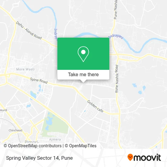 Spring Valley Sector 14 map