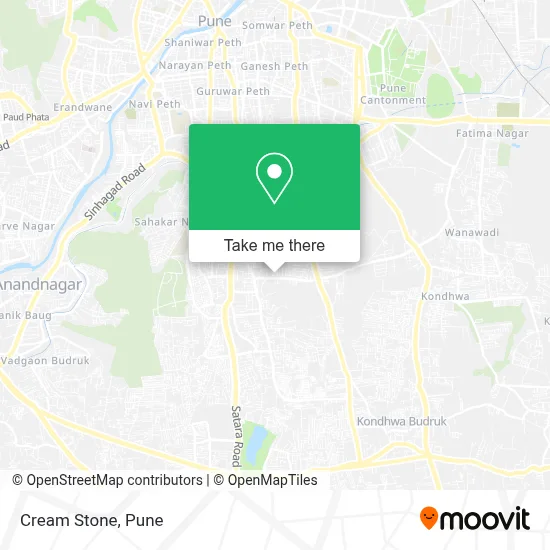 Cream Stone map
