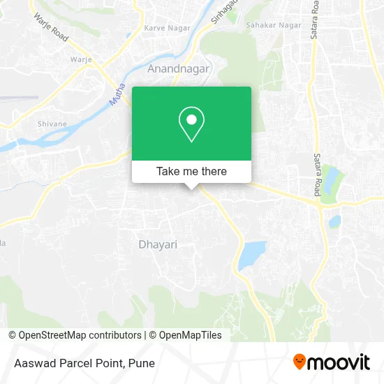 Aaswad Parcel Point map