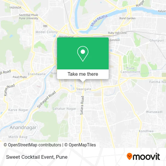 Sweet Cocktail Event map