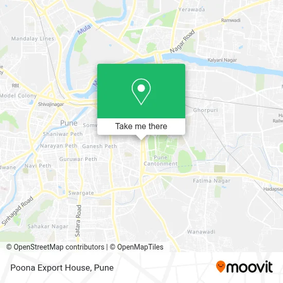Poona Export House map