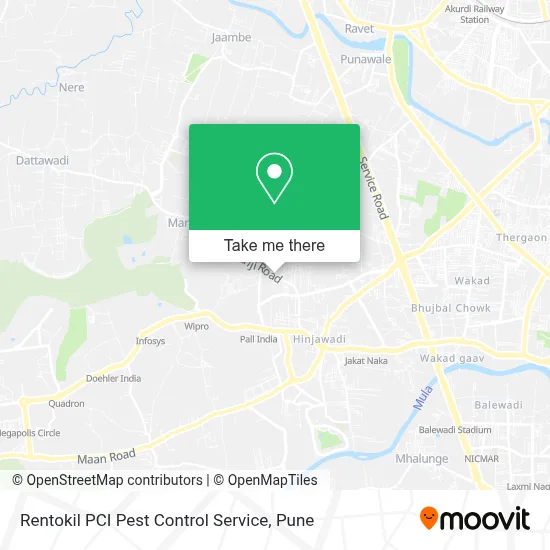 Rentokil Pci Pest Control Service map
