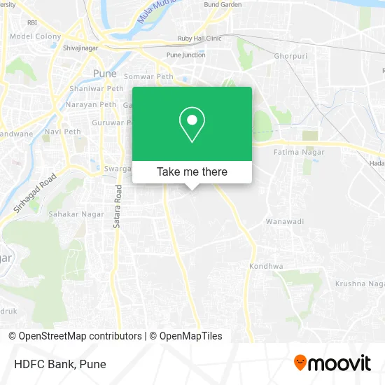 HDFC Bank map