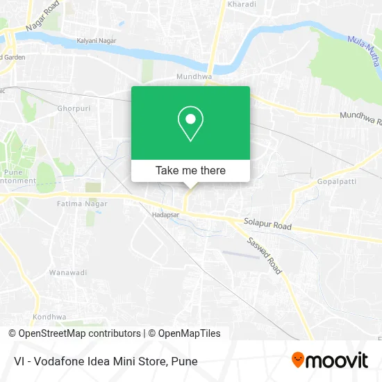 VI - Vodafone Idea Mini Store map