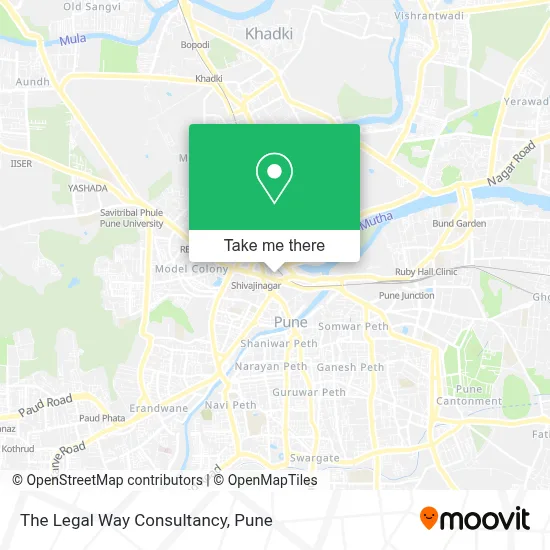 The Legal Way Consultancy map